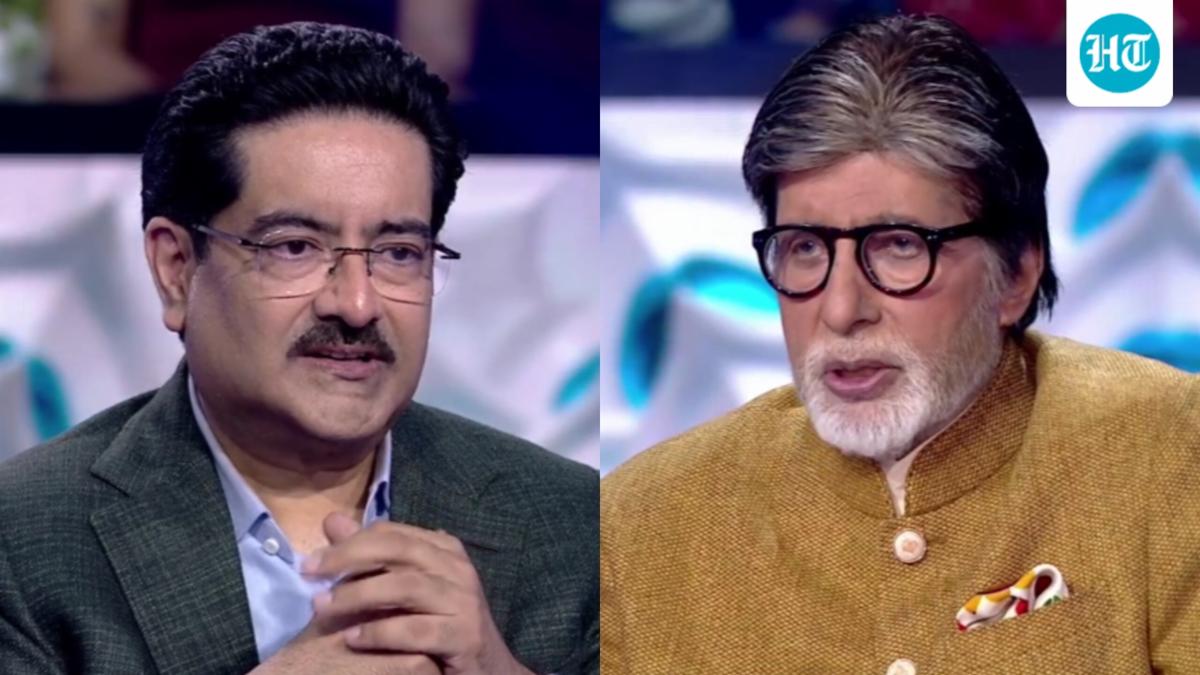 Kumar Mangalam Birla makes KBC debut on TV with Amitabh